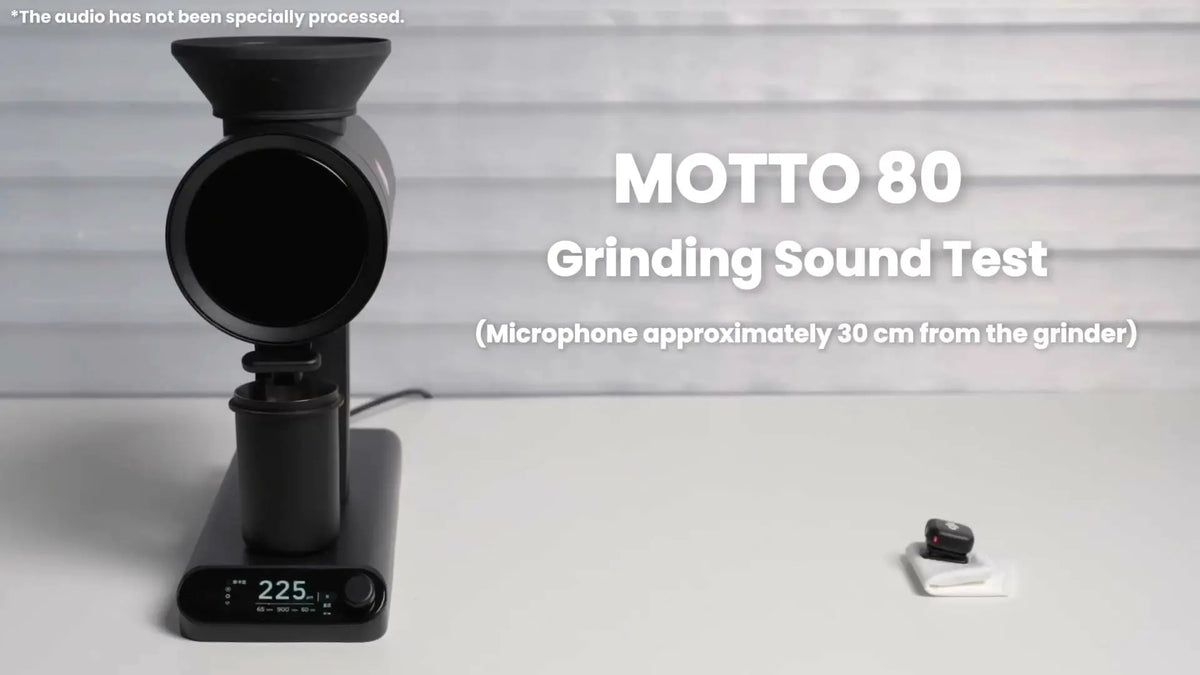 Understanding the Motto80's grinding sound: why bean feed rate matters