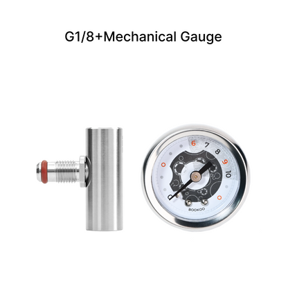 G1/8 FFM Tee & Gauge(For Flair58) BOOKOO